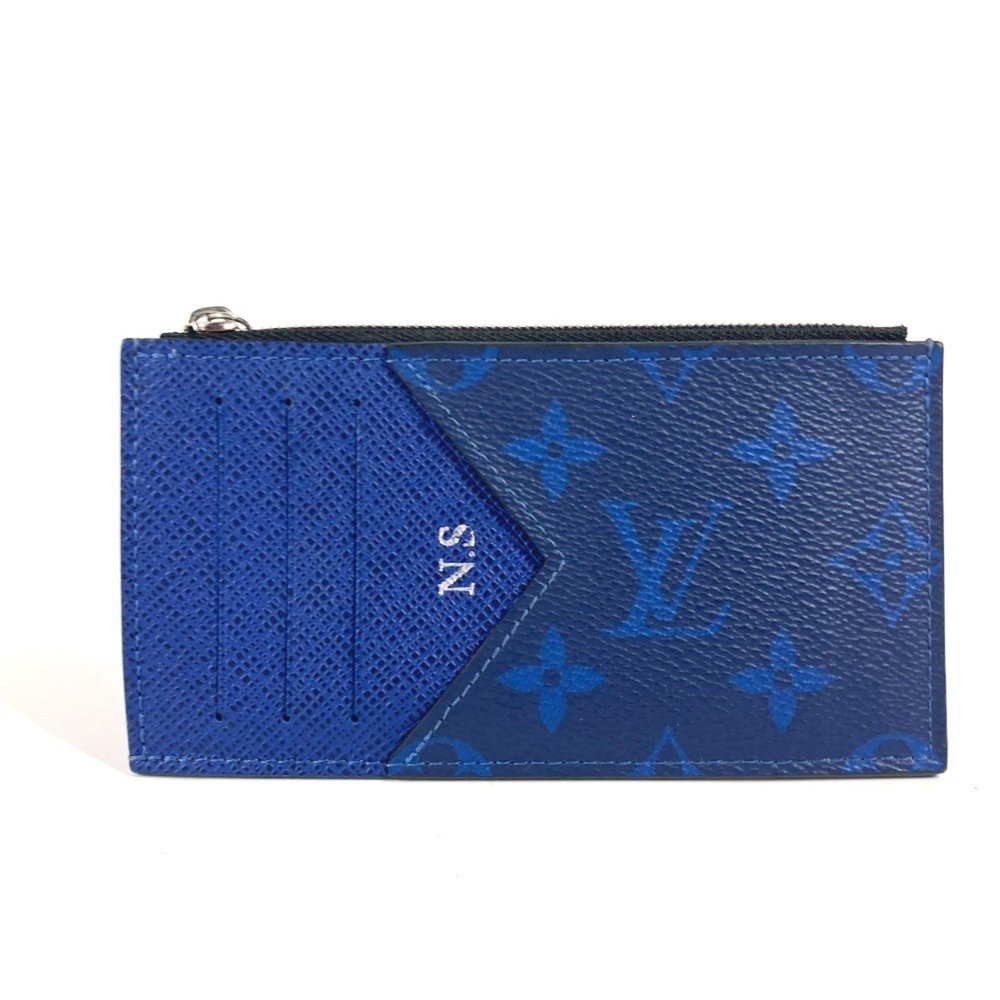 LOUIS VUITTON M30270 Taiga Rama Coin Card Holder Compact Wallet Wallet/Coin - Picture 2 of 10